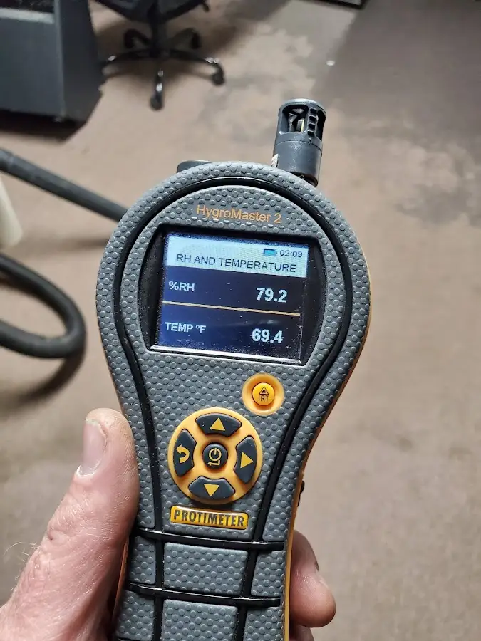 Moisture meter humidity assessment for Fire & Smoke Damage Restoration in Lochearn
